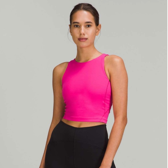 Lululemon Align High Neck Tank Top in Sonic Pink Size 8 - Picture 1 of 8